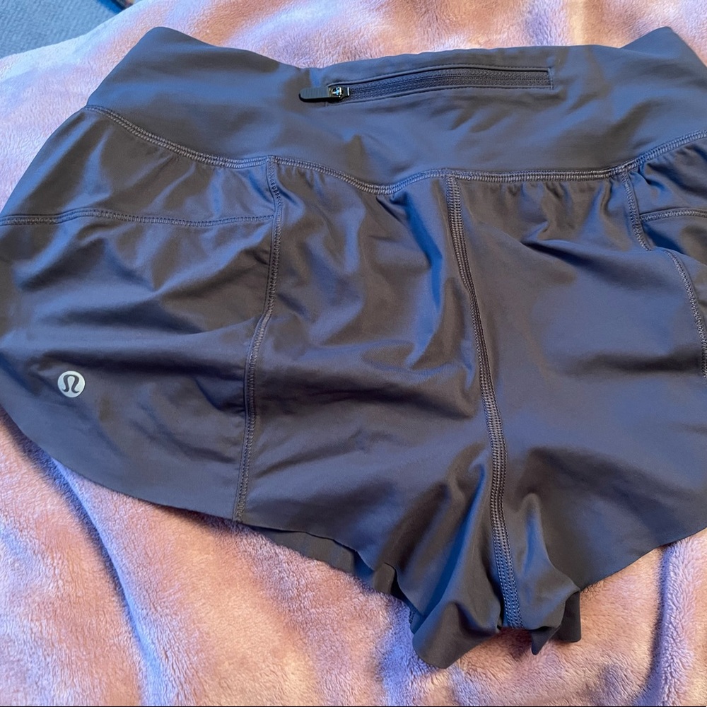 Lululemon Grey Running Shorts